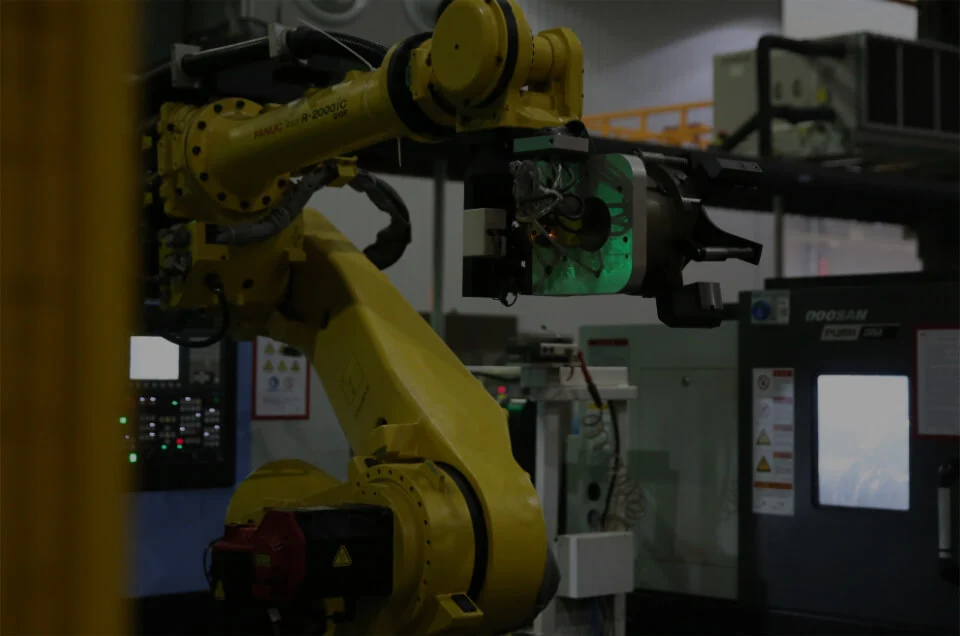 Industrial robots and automated smart factory production line