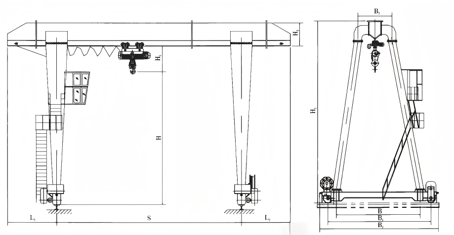 Single Beam Gantry Crane MH Type (6).webp
