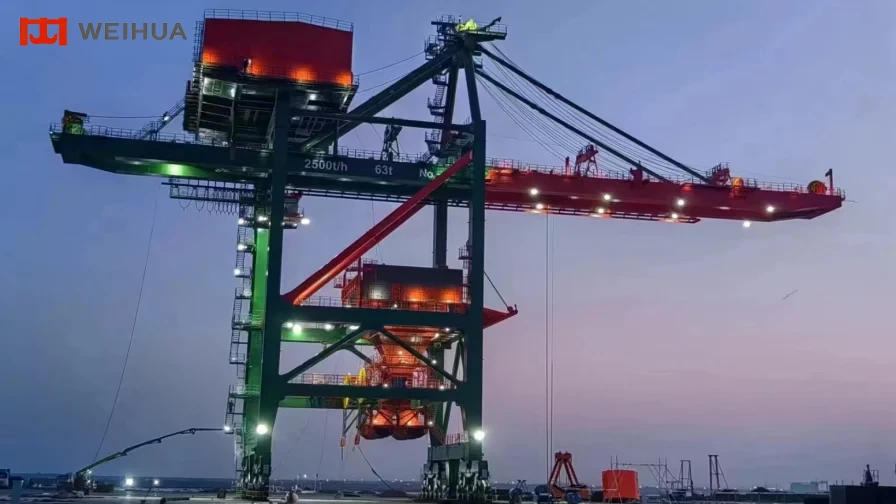 Ship-to-Shore Container Cranes - Recommended lifting model for Coastal large wharves, international freight ports, large vessel container loading and unloading operations