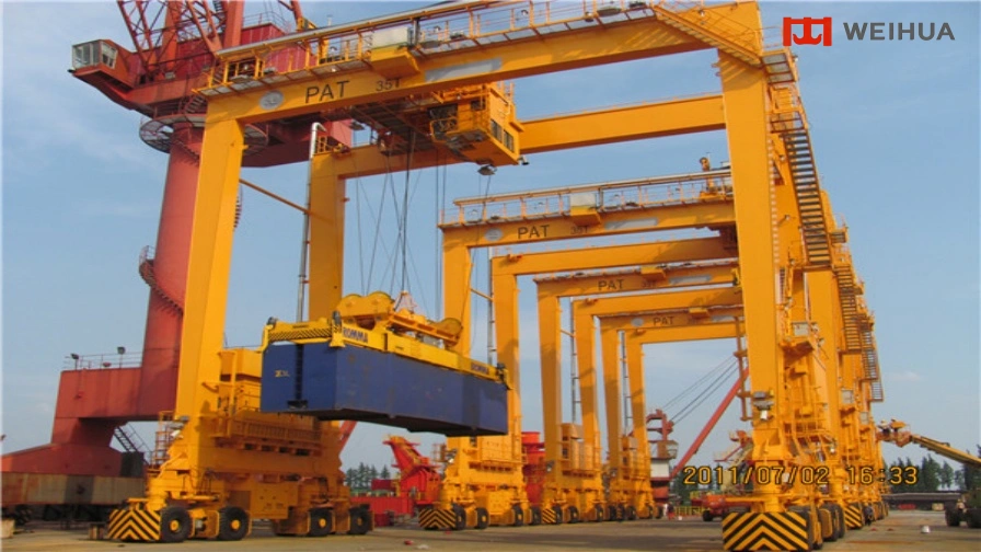 RTG Rubber Tyred Container Gantry Crane