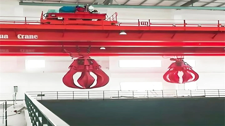 Grab Bucket Overhead Crane with Electric Grab Bucket System