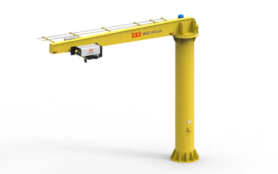 Crane Industry News: Free-Standing Jib Crane: Foundation, Slew Bearing & Sourcing Guide